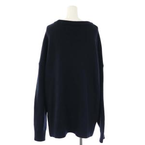 EVERYDAY I LIKE Oversized クルーネックセーター ニット 長袖 紺 ネイビー 18080500808030