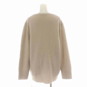 Deuxieme Classe 20AW stylish ニット セーター プルオーバー カシミヤ100% 長袖 F ベージュ