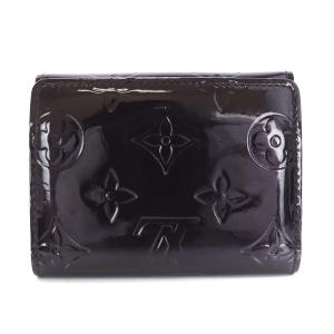 LOUIS VUITTON ラドロー モノグラムヴェルニ 二つ折り 小銭入れ コインケース カードケース 紫 アマラント M93519