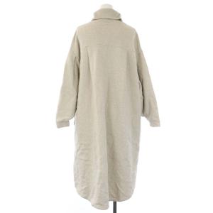 KAPITAL ワンピース スウェット ハイネック 裏起毛 ひざ丈 0 XS ベージュ