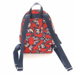 kate spade new york リュックサック バックパック ミニ バタフライモチーフ 蝶々 ナイロン 鞄 赤 レッド