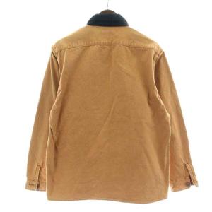 桃太郎ジーンズ MOMOTARO JEANS カバーオール ジャケット ブルゾン ダックシャツ カジュアルシャツ ステンカラー コーデュロイ 40 M ベージュ 黒 ブラック