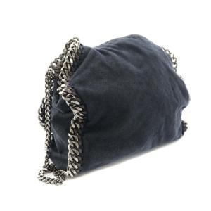 STELLA McCARTNEY ファラベラ ミニ ハンドバッグ ショルダーバッグ 2way フェイクレザー エコレザー チェーンショルダー 紺 ネイビー