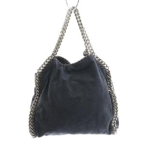 STELLA McCARTNEY ファラベラ ミニ ハンドバッグ ショルダーバッグ 2way フェイクレザー エコレザー チェーンショルダー 紺 ネイビー