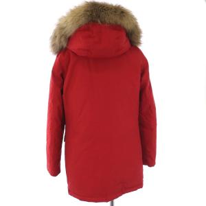 WOOLRICH ARCTIC PARKA DF ダウンジャケット ラクーンファー S レッド