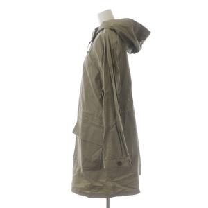 MHL. PROOFED FINE TWILL ミリタリーコート ロング シングル フード ウールライナー付き 2 M カーキ