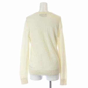 POLO RALPH LAUREN ニット カットソー 長袖 ウール M アイボリー