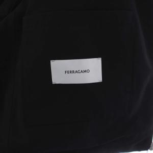 Salvatore Ferragamo 近年モデル マウンテンパーカー ジャケット ジップアップ  XL ブラック