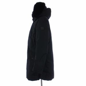 WOOLRICH COCOON PARKA ダウンコート フード ラビットファー XS ブラック