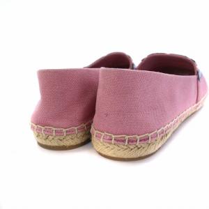 TORY BURCH エスパドリーユ スリッポン フラットシューズ ロゴ 6M 23cm ピンク
