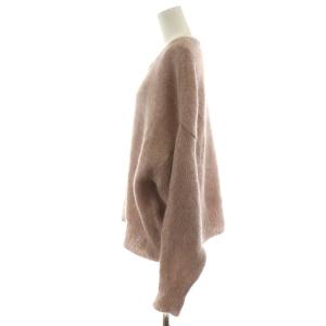JOURNAL STANDARD L'ESSAGE 22AW モヘヤmixクルーネックプルオーバー ニット セーター ピンク 22080370414040