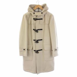 ダッフルコート 中綿 アウター ロング ラムウール M ベージュ BMC75-106-02