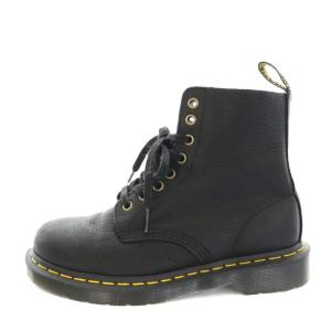 Dr.Martens 8ホール ショートブーツ レースアップ レザー UK4 23.0cm 黒 ブラック