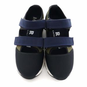 MARNI ネオプレンベルクロ スニーカー サンダル コンフォートシューズ 靴 37 24cm 紺 ネイビー カーキ
