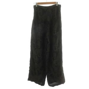 TODAYFUL 23SS ペイズリーラフパンンツ Paisley Rough Pants 38 M 黒 ブラック 12310705