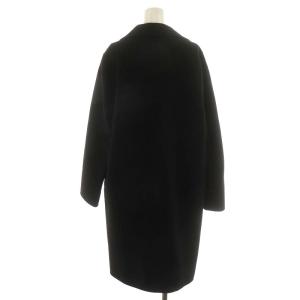 Theory チェスターコート ロング丈 ウール カシミヤ混 アウター S 黒 ブラック 6309607