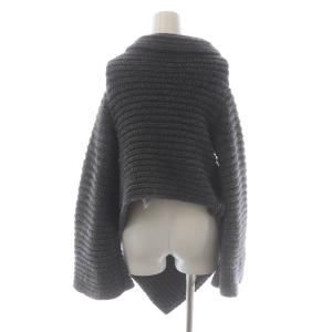 STELLA McCARTNEY カーディガン ニットボレロ 変形 長袖 ボリュームスリーブ ウール 36 S グレー