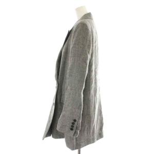 Deuxieme Classe 22SS relax JK テーラードジャケット ダブル リネン グレー
