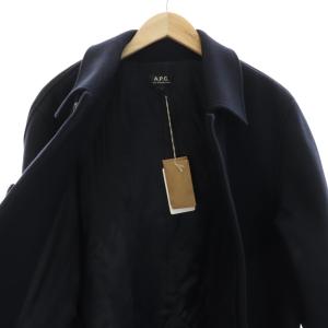 A.P.C. ステンカラーコート L ネイビー