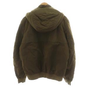 Baracuta ガーメントダイ 2WAY キルティング フーデッド G9 中綿ジャケット ブルゾン 42 M カーキ