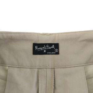 MARGARET HOWELL パンツ キュロット ジップフライ 2 M ベージュ