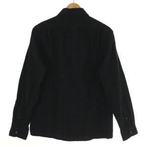 POLO RALPH LAUREN CLASSIC FIT カジュアルシャツ 長袖 チェック柄 コーデュロイ ロゴ刺繍 S 緑 グリーン 紺 ネイビー