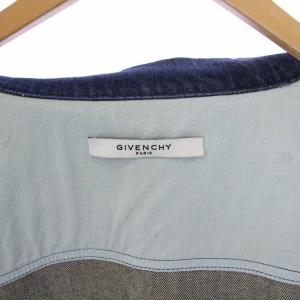 GIVENCHY 19SS スリムフィット バックロゴ Gジャン デニムジャケット L ブルー BM008C5074
