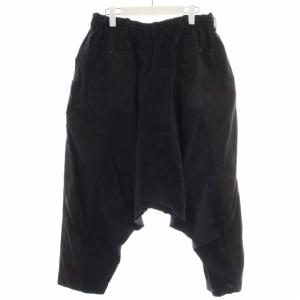 Yohji Yamamoto サルエルパンツ ロングパンツ 切替 HD-P04-800 3 M 黒 ブラック