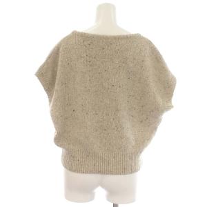 Plage 23AW OLIVETTE ニット ベスト ノースリーブ ウール混 F ベージュ