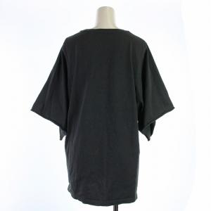 Plage de charme 21SS wide sleeve Tシャツ カットソー 五分袖 クルーネック コットン F チャコールグレー