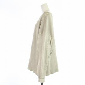 Spick&Span 23AW ヘビーテレコプルオーバー カットソー リブ 長袖 コットン ライトグレー 23070200309030