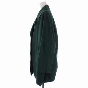 ENFOLD シャンブレーギャバコクーン コート 38 ネイビー