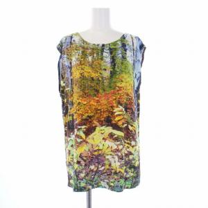 ノースリーブカットソー 総柄 0 S マルチカラー