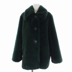 Casual Style Faux Fur Plain Elegant Style Outlet Jackets ステンカラージャケット