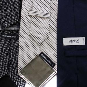 GIORGIO ARMANI アルマーニ コレツィオーニ ARMANI COLLEZIONI ネクタイ 3本セット まとめ売り 総柄 シルク イタリア製