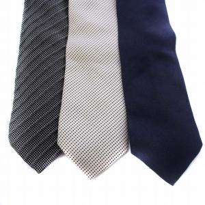 GIORGIO ARMANI アルマーニ コレツィオーニ ARMANI COLLEZIONI ネクタイ 3本セット まとめ売り 総柄 シルク イタリア製