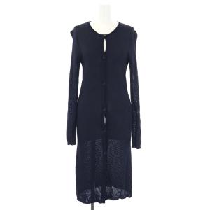 RALPH LAUREN ロング カーディガン ニット 長袖 S 紺 ネイビー