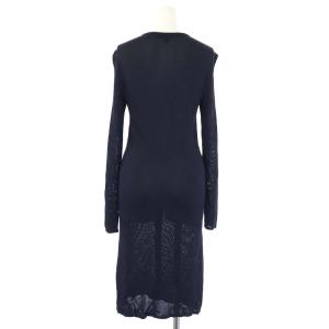 RALPH LAUREN ロング カーディガン ニット 長袖 S 紺 ネイビー