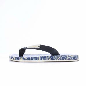 DOLCE&GABBANA ビーチサンダル トング フラット 36 23cm 青 ブルー