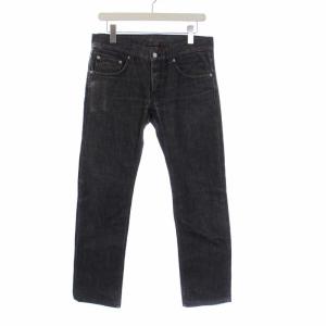 デニムパンツ ジーンズ ストレート ボタンフライ W30 グレー