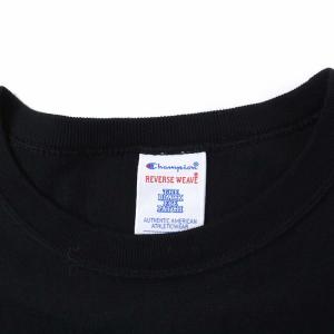 Champion リバースウィーブ BLACK EYE PATCH カットソー L ブラック