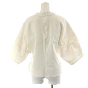 ADORE 20SS ハイテンションポンチカットソー 5分袖 38 M 白 ホワイト 531-0160483