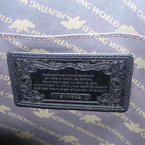 HUNTING WORLD トートバッグ ハンドバッグ ショルダーバッグ キャンバス 紺 ネイビー