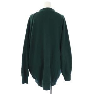 AMERICANA JEANS FACTORY 別注 AC プリントスウェットカーディガン ロゴ 長袖 緑 グリーン