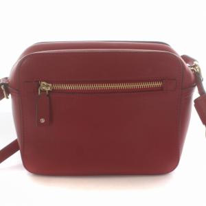 ANYA HINDMARCH スマイリーウインク ショルダーバッグ タッセル レザー レッド