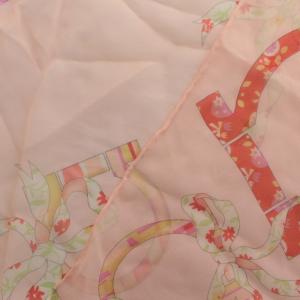 Salvatore Ferragamo ストール マフラー 総柄 ピンク