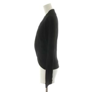 ISSEY MIYAKE フェット FETE カーディガン ウール 2 M 黒 ブラック IF44JJ557