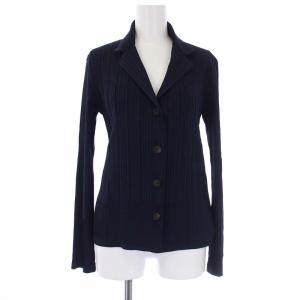 IM32FD208 プリーツカーディガン M ネイビー