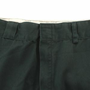 SHIPS ディッキーズ Dickies テーパード ワーク チノパンツ チノパン ジップフライ ロゴ刺繍 L 緑 グリーン タグ付き