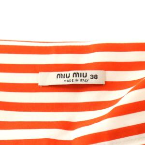美品 miu miu オレンジ タイトスカート L 40 イタリア製 美品 miu miu オレンジ タイトスカート L 40 イタリア製